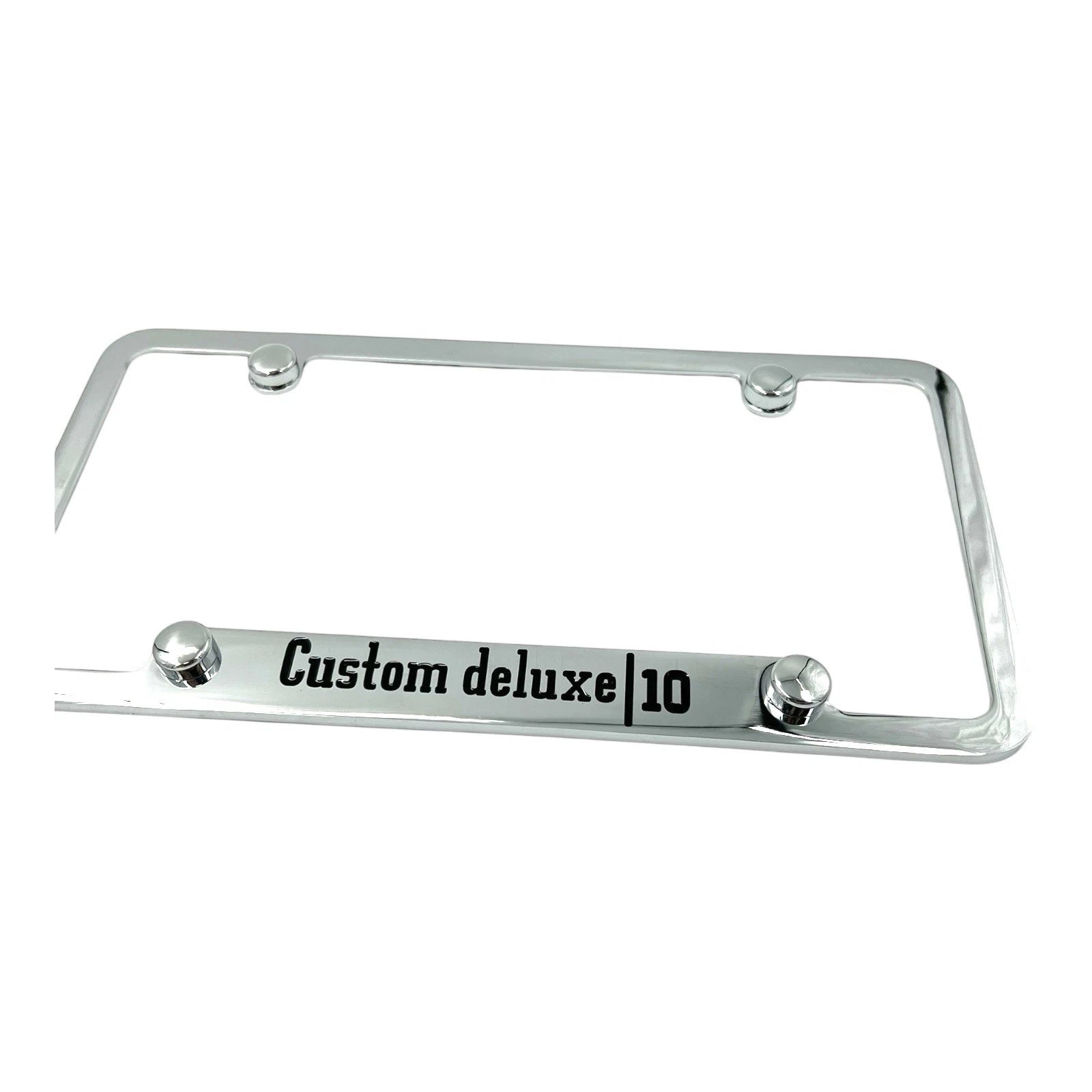 License Plate Frame Licensed for Chevrolet Custom Deluxe (2014–2019)