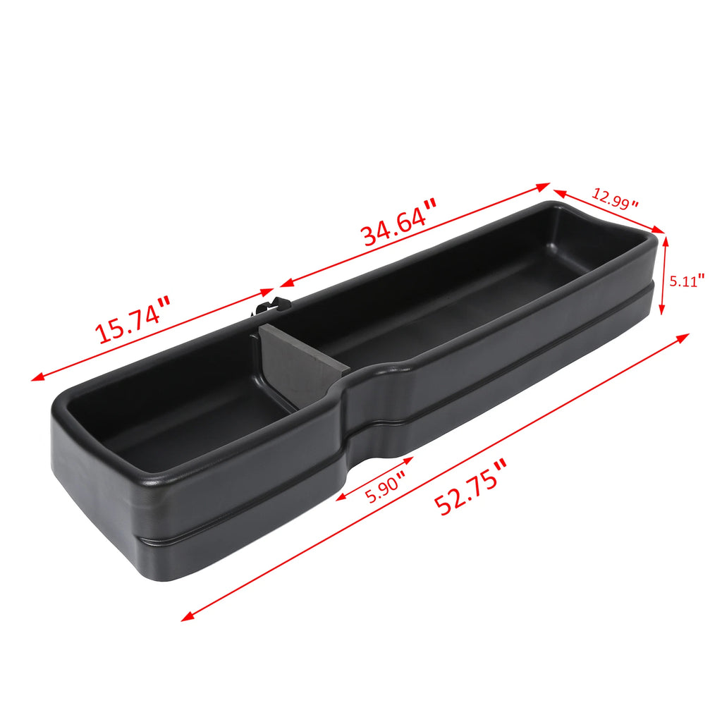 Underseat Storage Box for Ford F150 F250 F350 F450 SuperCrew (2015–2025)