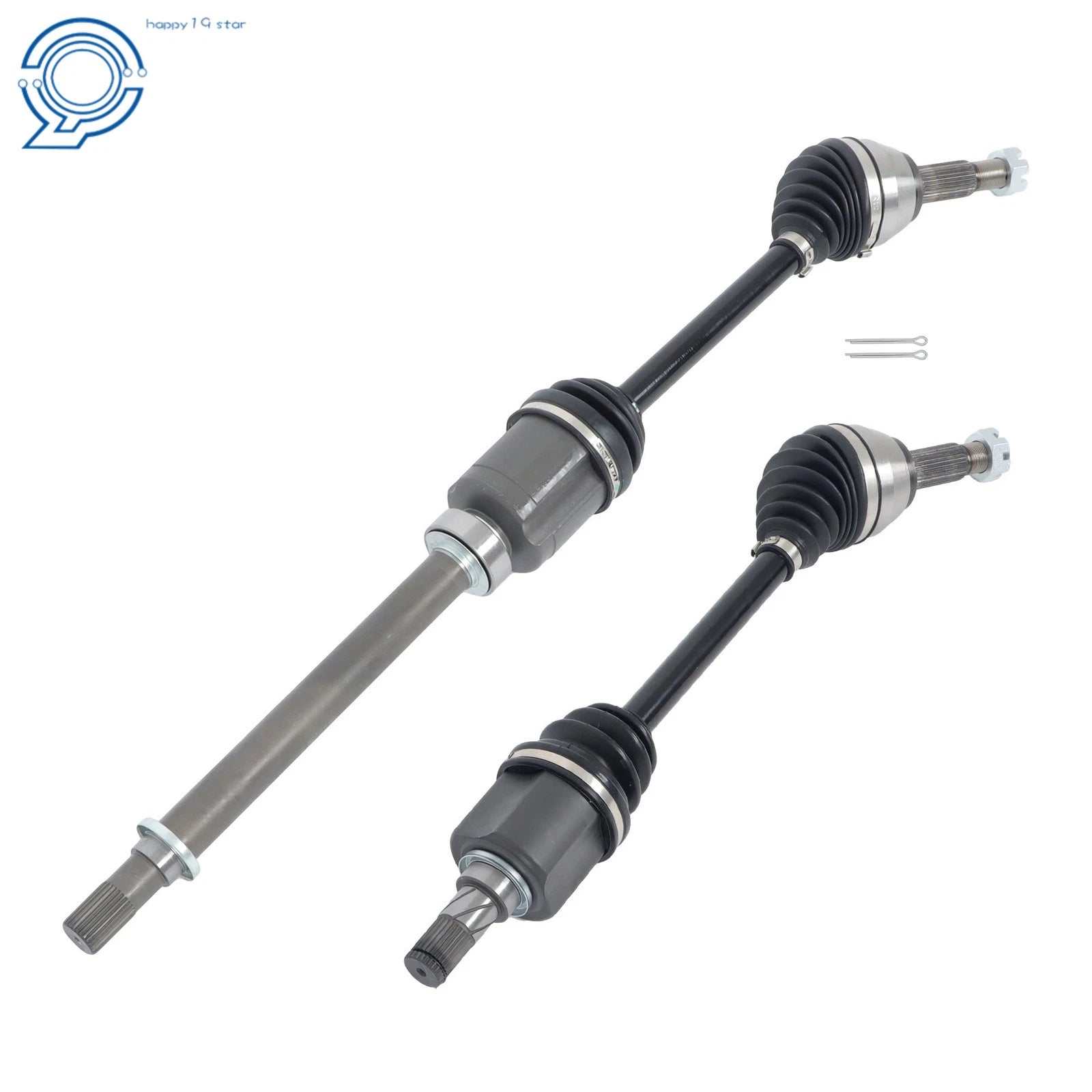 Set of 2 CV Axle Shafts for Nissan Rogue (2008–2015) FWD