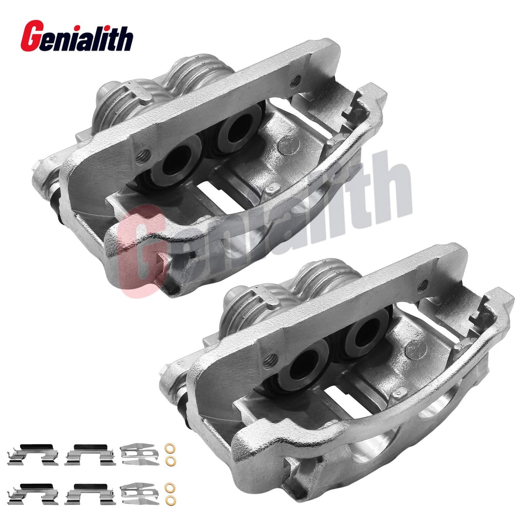 Set of 2 Front Brake Calipers w/ Brackets for Ford Mustang (2003–2004)