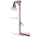 Hitch Mounted Deer Hoist for HECASA (600lb Winch, Swivel, Gambrel)