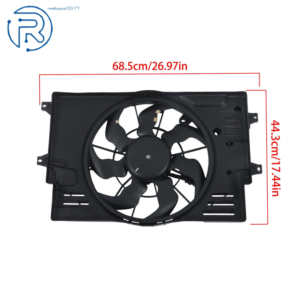 Cooling Fan Assembly for Hyundai Kona (2018–2021) 1.6L Turbo