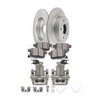 Rear Brake Calipers, Rotors & Ceramic Pads for Honda Accord (2008–2012)