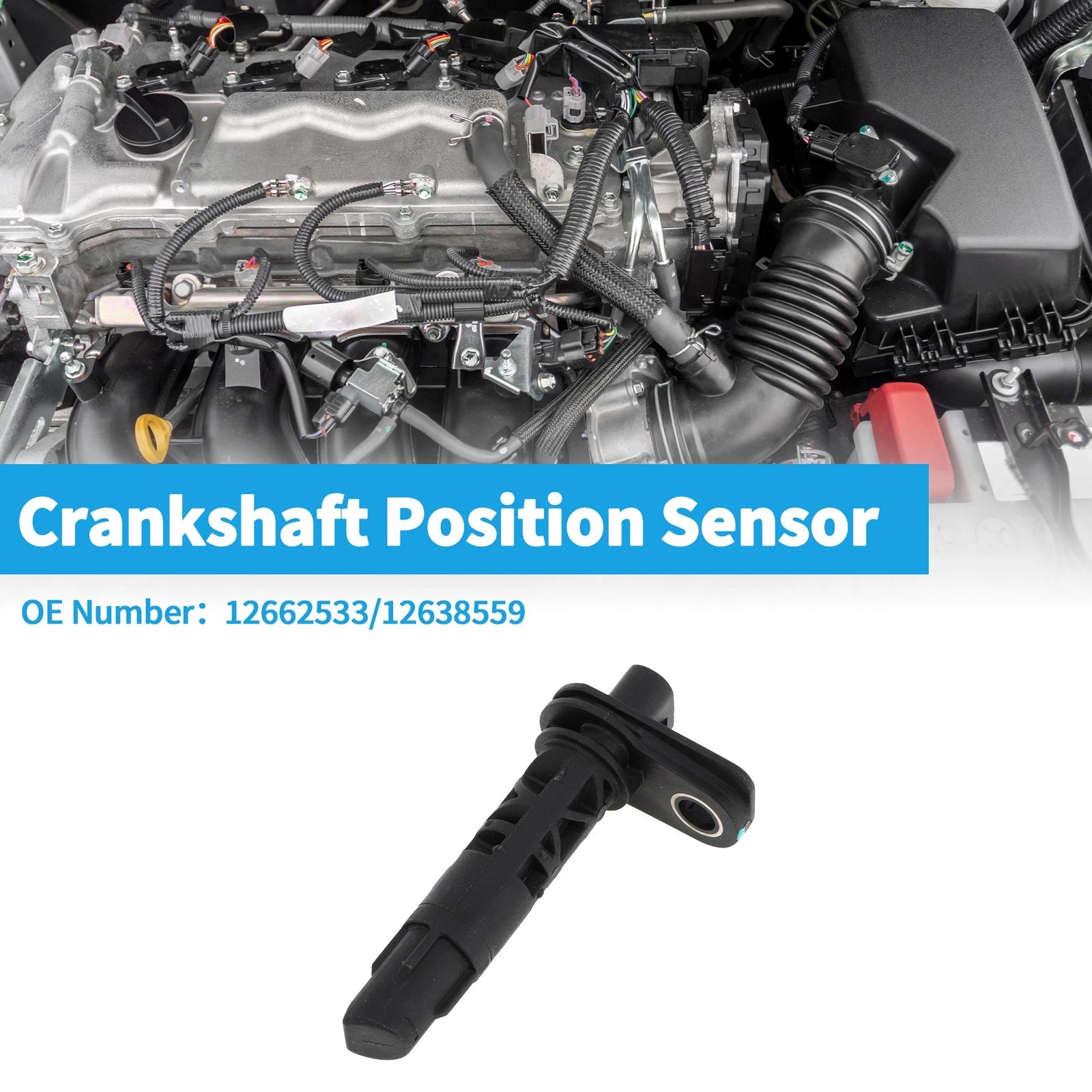 Crankshaft Position Sensor for Chevy Cruze 1.4 (2017–2019) No. 12662533
