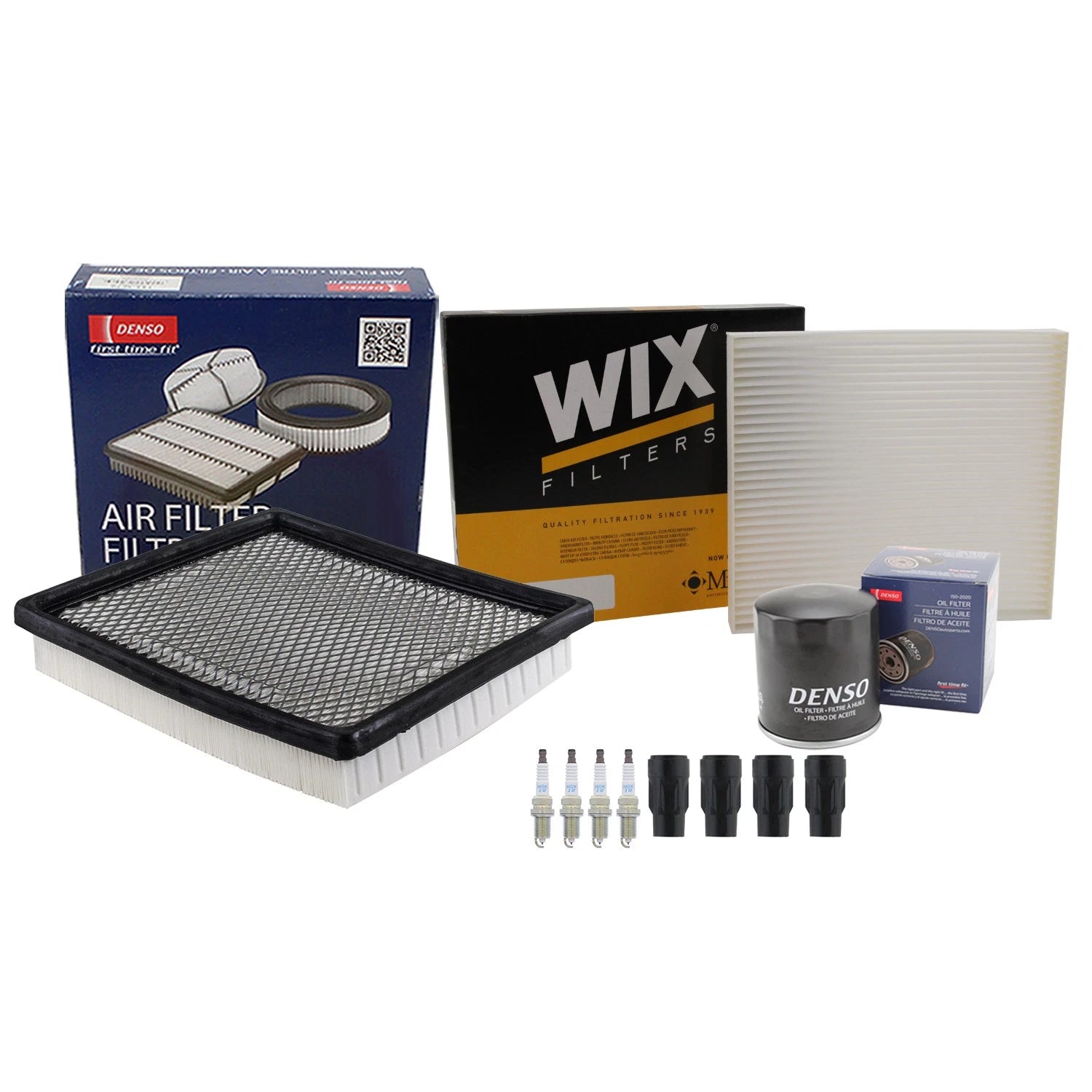 Tune Up Kit with 4 NGK Spark Plugs & Boots for Dodge Avenger (2008–2009)