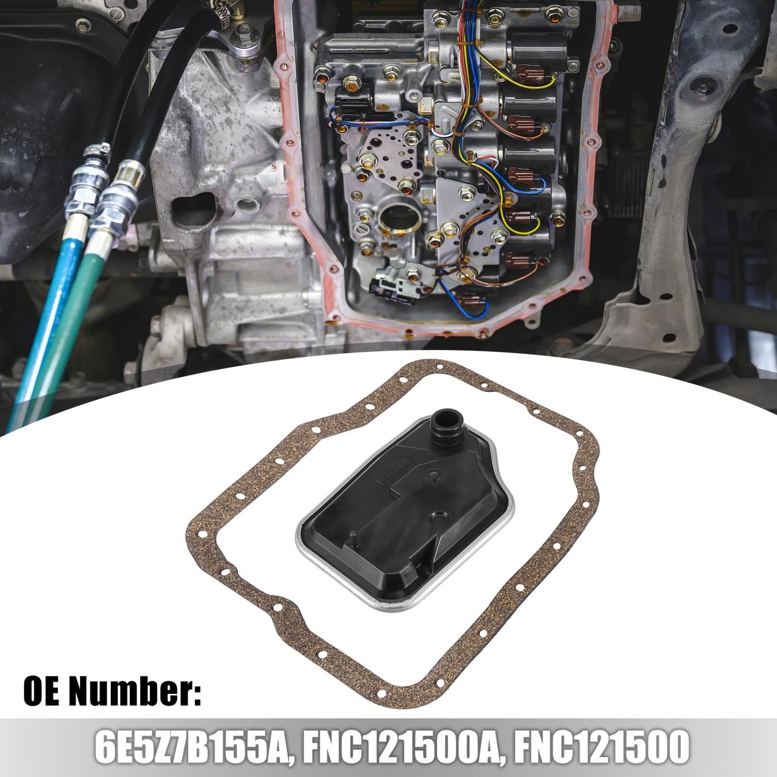 Automatic Transmission Filter Oil Pan Gasket Kit for Mazda 6 (2003–2008) FS5A-EL 6E5Z7B155A