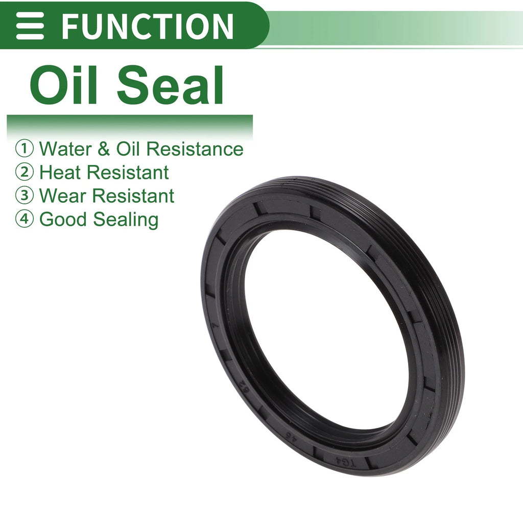 Set of 5 Oil Seals NBR Rubber 45x62x7mm for High Pressure