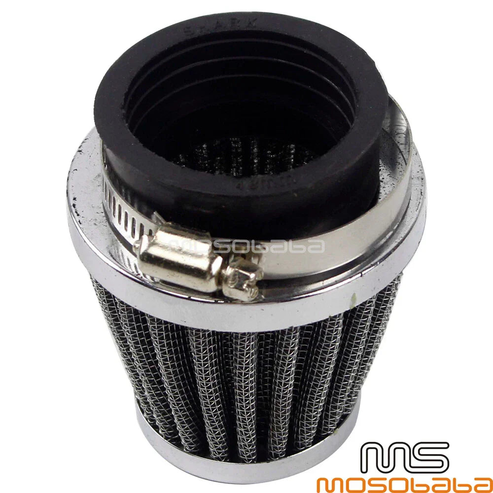 48MM Air Filter for Honda CB, Yamaha, Suzuki Motorcycle, ATV, Scooter