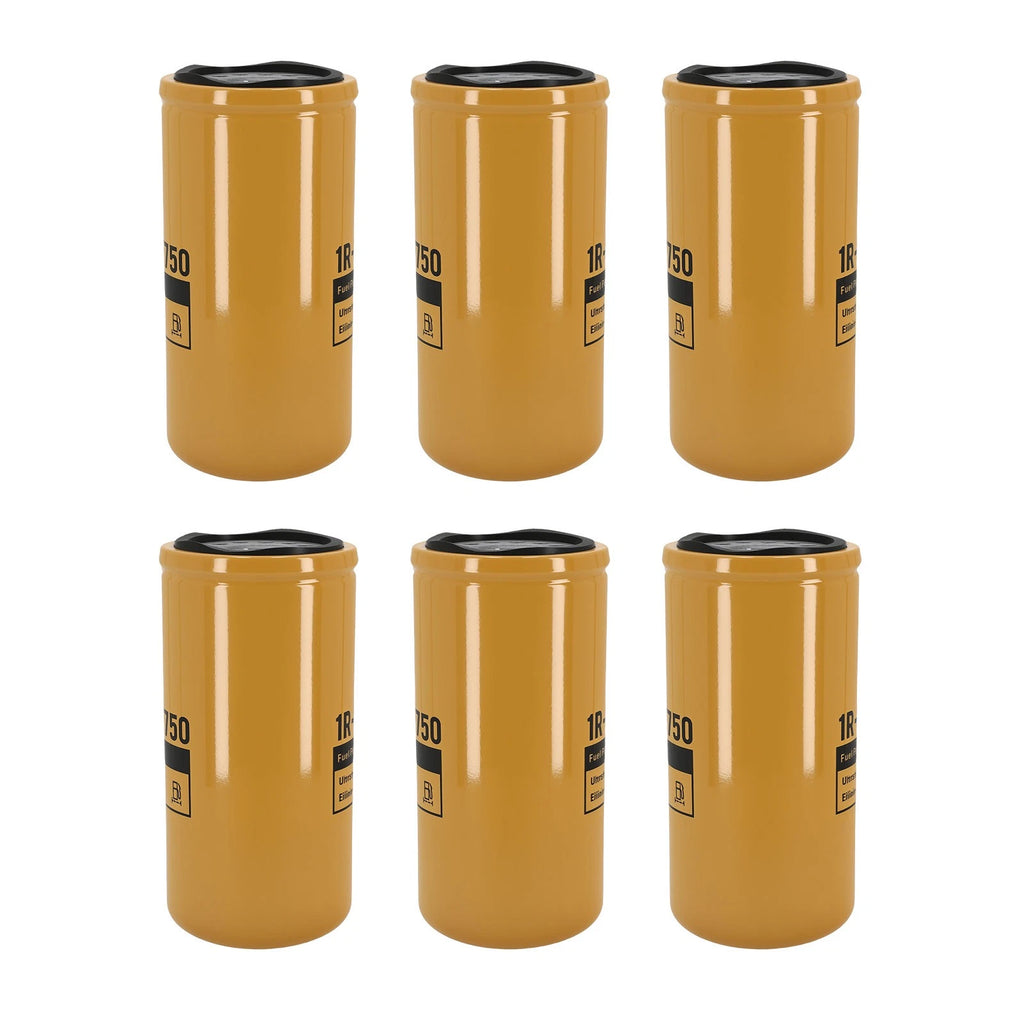 Diesel Filter Pack 6PCS for CAT 3304 3306 (1R-0750)
