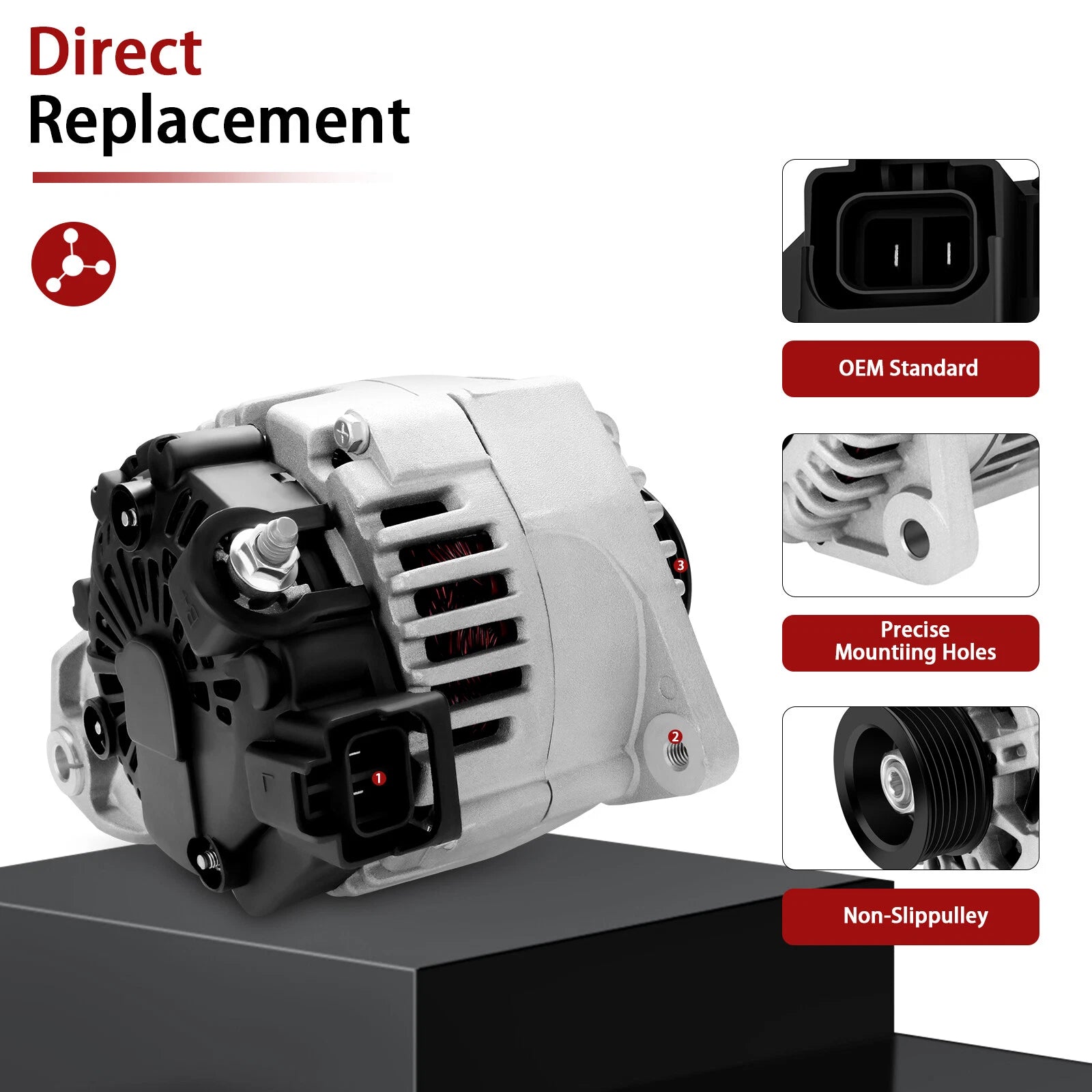 Alternator for Nissan Maxima 3.5L (2004-2008)