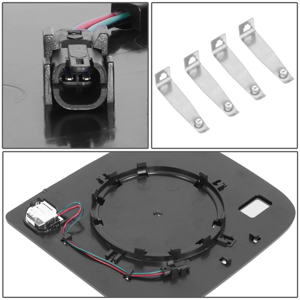 OE Style Flat Mirror Glass for Ram 1500 (2019–2024) Right Side w/Blind Spot