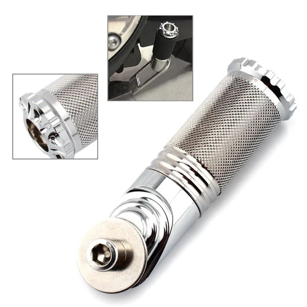 Foot Kickstand Extension Kit for Harley Dyna Low Rider (1993–2017) Chrome