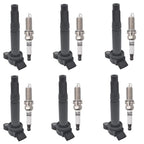 Set of 6 Ignition Coils + 6 Spark Plugs for Toyota Avalon 3.5L V6 (2005–2018) UF487