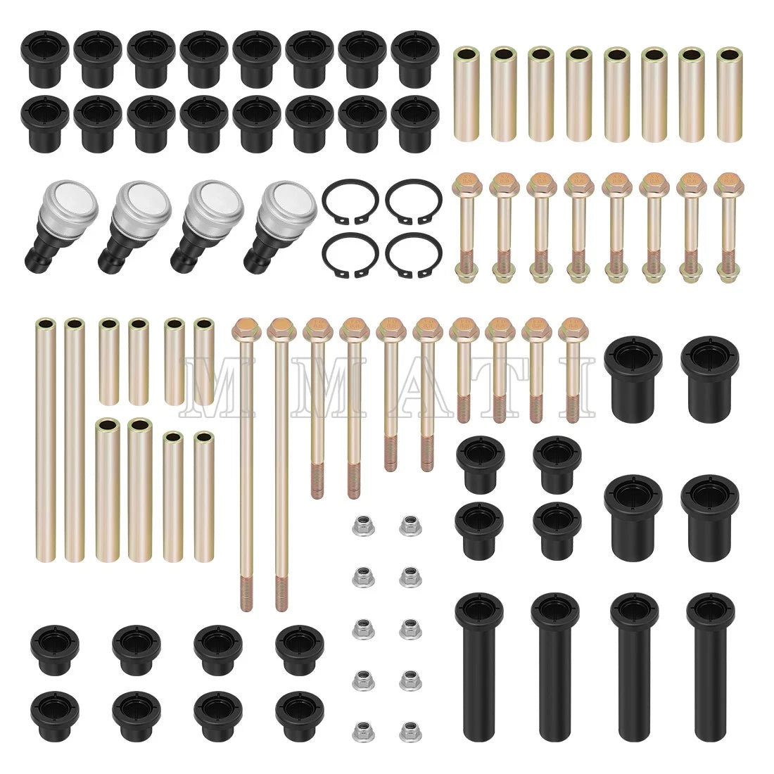 A-Arm Bushing Kit for Polaris Scrambler 850, Sportsman 550, 1000 XP (2014–2023)