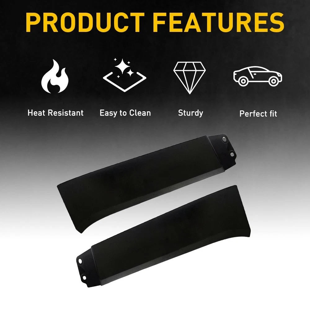 2X Headlight Molding Trim Lower Filler for Toyota Tundra (2007–2013) Sequoia (2008–2012)