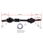 Complete Rear Axle for Kawasaki Mule 2510 3010 4000 4010 (1998–2009)