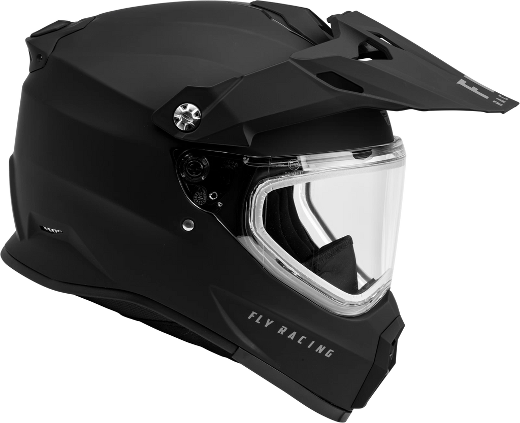 Fly Racing Trekker CW Solid Helmet for Snow (Medium, Matte Black) 73-31364M