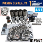 Engine Overhaul Rebuild Kit for Isuzu 4JJ1 NPR NQR NHR NKR ELF (2000–2023)