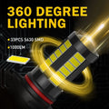 2X 9006 LED Fog Light Bulbs 6000K White High Power for Car Truck