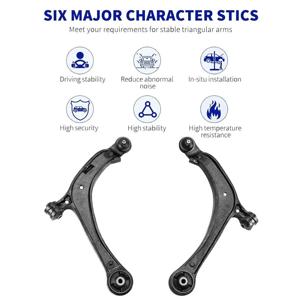 10Pc Suspension Control Arm Tie Rod Sway Bar Link for Honda Odyssey (2011–2017)