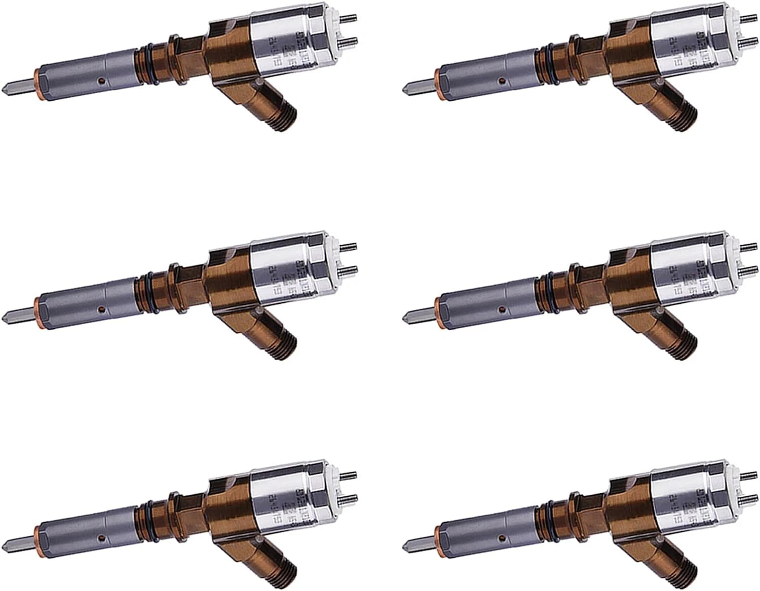 6X Common Rail Injector 321-3600 2645A753 for Caterpillar C6.4 C6.6 C4.4