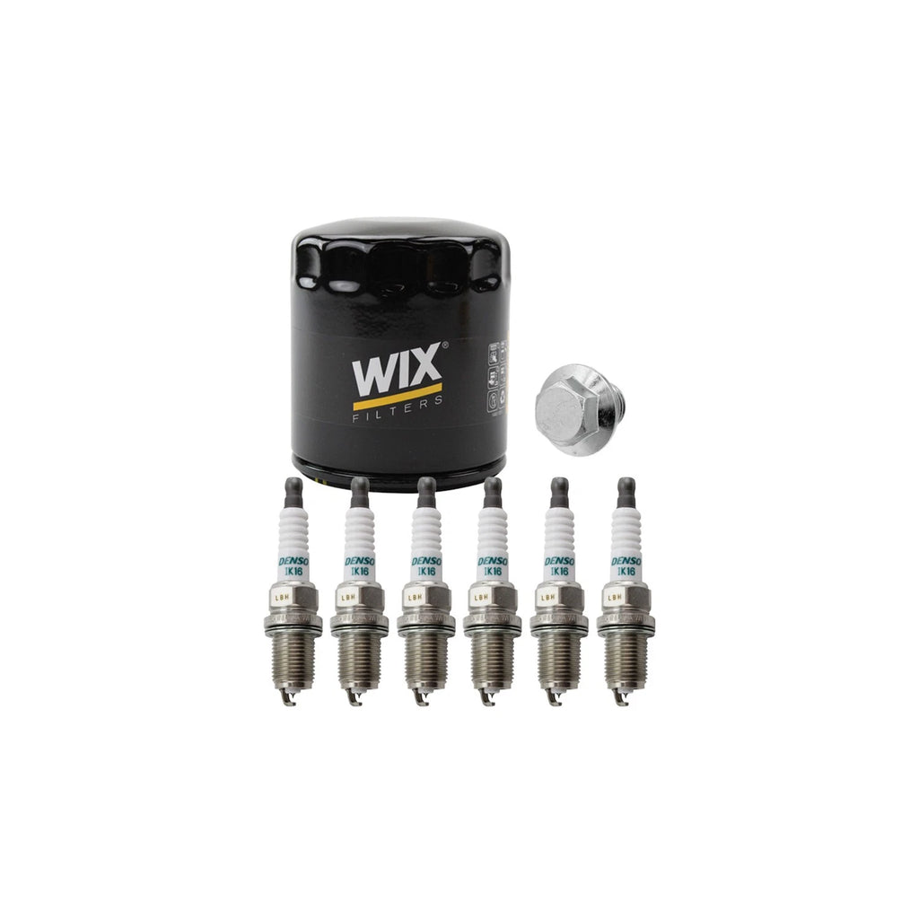 Wix Engine Oil Filter & Denso 6 Iridium Spark Plugs for GS300 Tundra V6 (1998–2006)