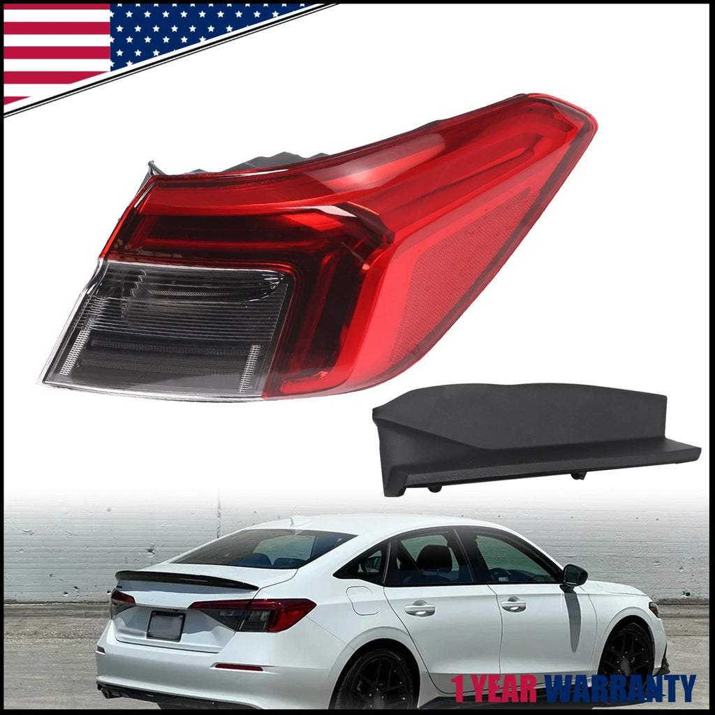LED Rear Tail Lights for Honda Civic Sedan (2022–2024) Right Passenger Side