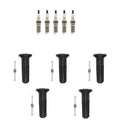 NGK 5 G-Power Platinum Spark Plugs & Denso Coil Boots Kit for GMC Canyon Colorado H3 (2004–2012)