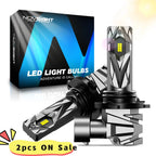 2X NOVSIGHT 9005 HB3 LED Headlight Bulbs for High Low Beam (16000LM, 60W)