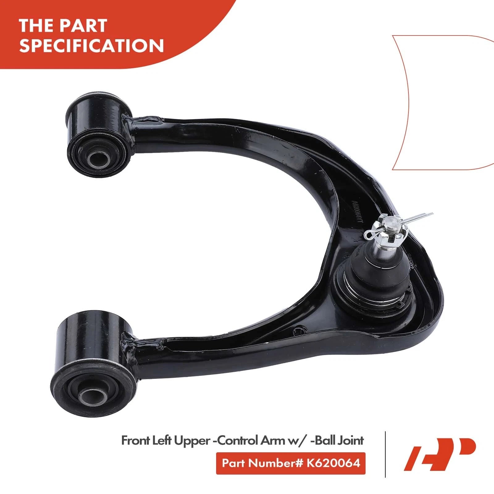 Front Upper Control Arm with Ball Joint and Sway Bar for Toyota 4Runner (2010–2024)