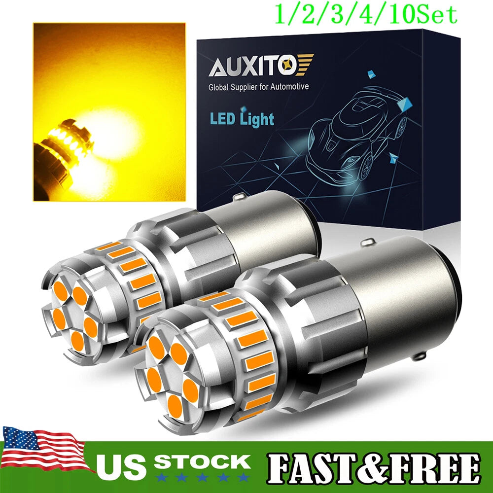 Set of 2 LED Turn Signal Light Bulbs for Make Model