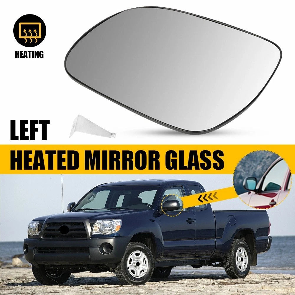 Left Heated Mirror Glass for Toyota Tacoma (2005–2011)
