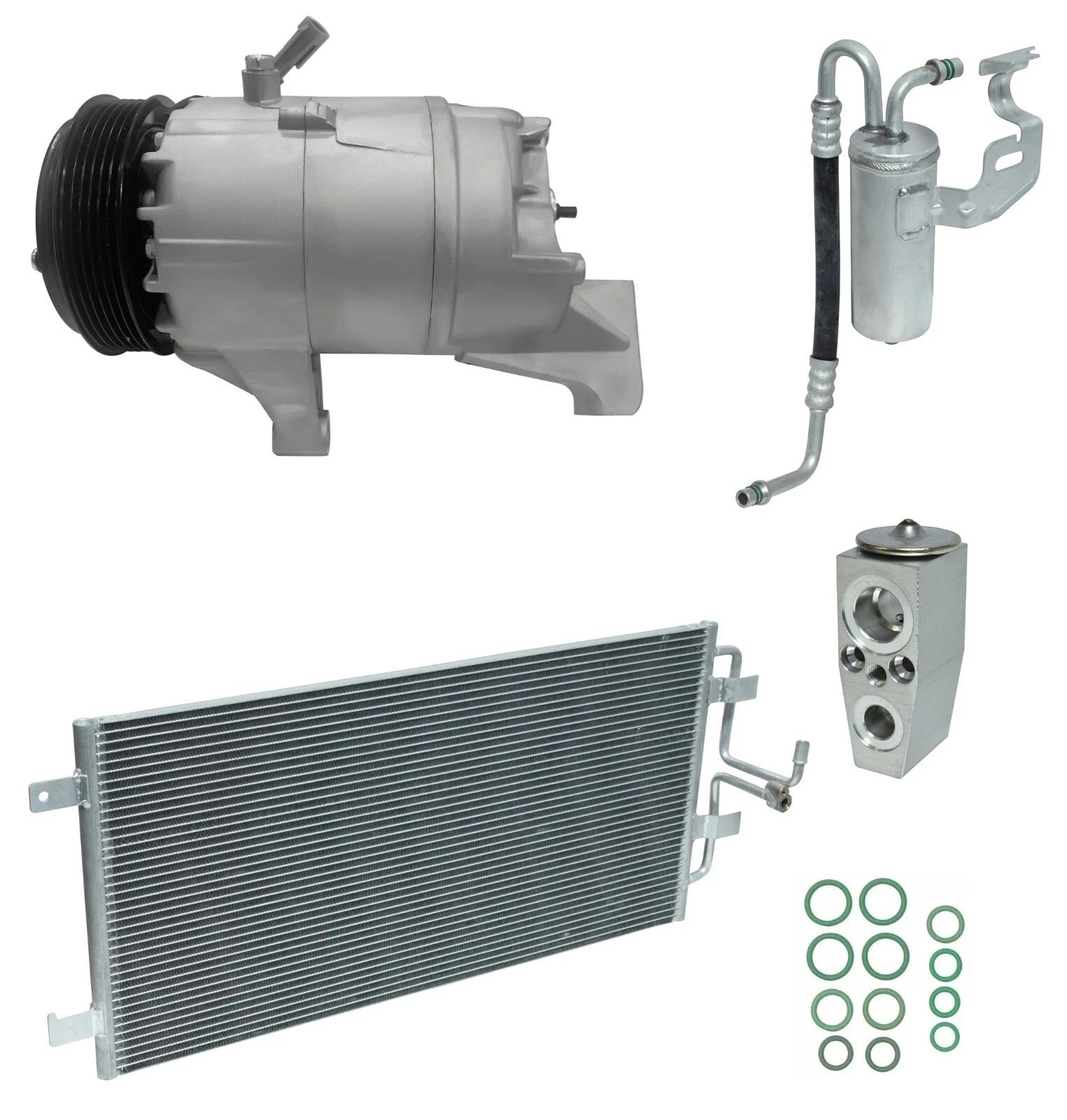 AC Compressor Kit with Condenser for Chevrolet Impala 3.8L (2004–2004)