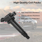 6X Ignition Coils + 6X Iridium Spark Plugs for Toyota 4Runner Tacoma Tundra (2003–2021)