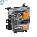 Left Halogen Headlamp for Chevy Silverado 1500 (2022-2024) Black Housing
