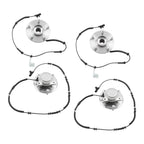 Set of 2 Front Rear Wheel Bearing Hubs for Volkswagen Routan (2009–2012)