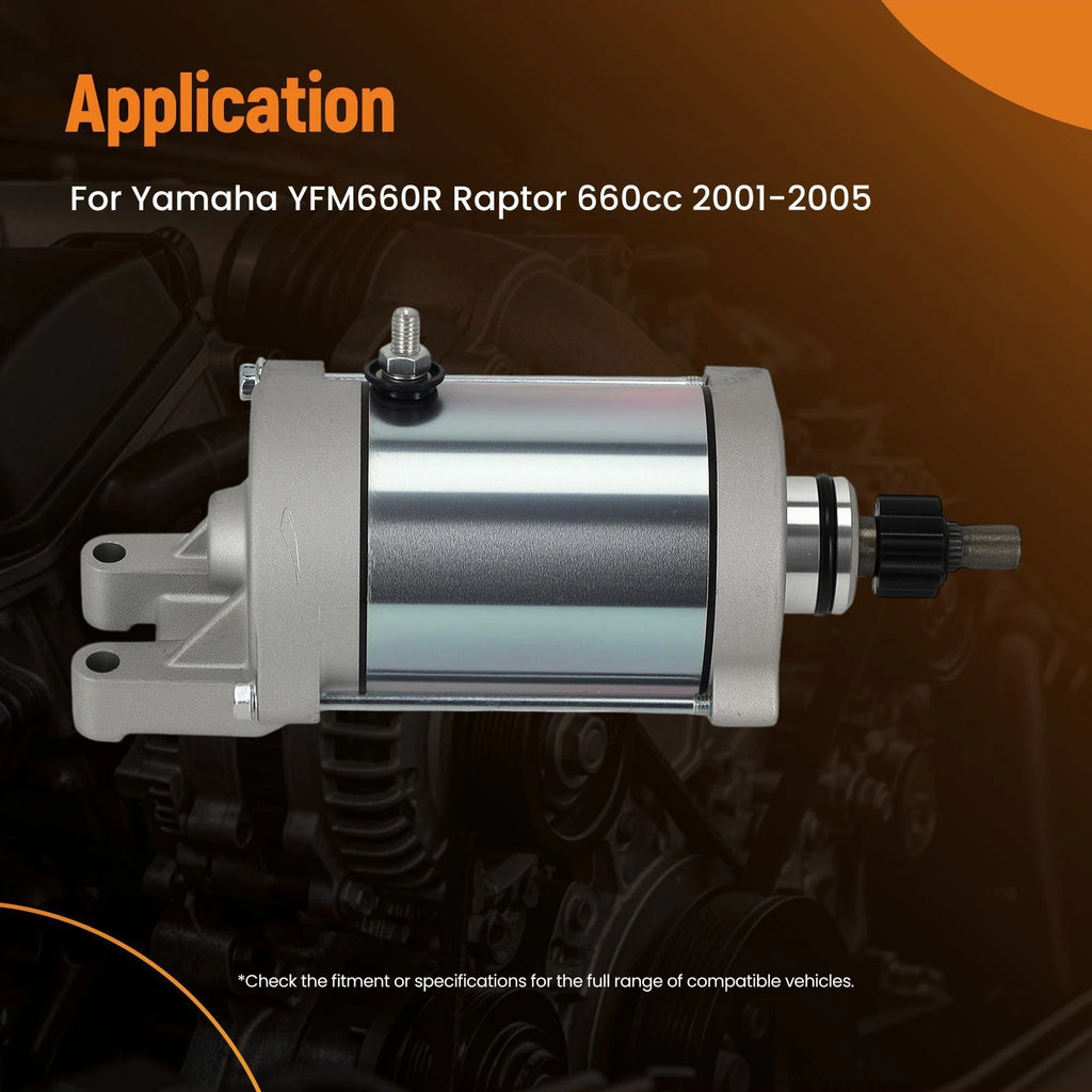 0.8KW 12V Starter Motor for Yamaha Raptor 660R (2001–2005) 21163-1150