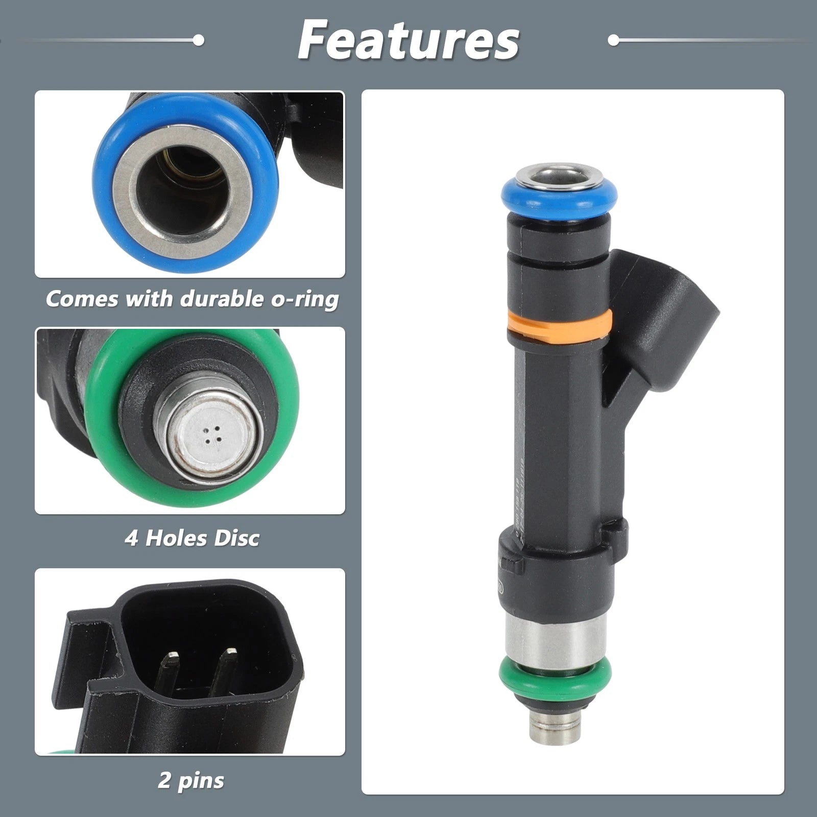 Fuel Injector No. 0280158119 for Jeep Wrangler 3.8L (2007–2011) & Dodge Caravan (2008–2010)