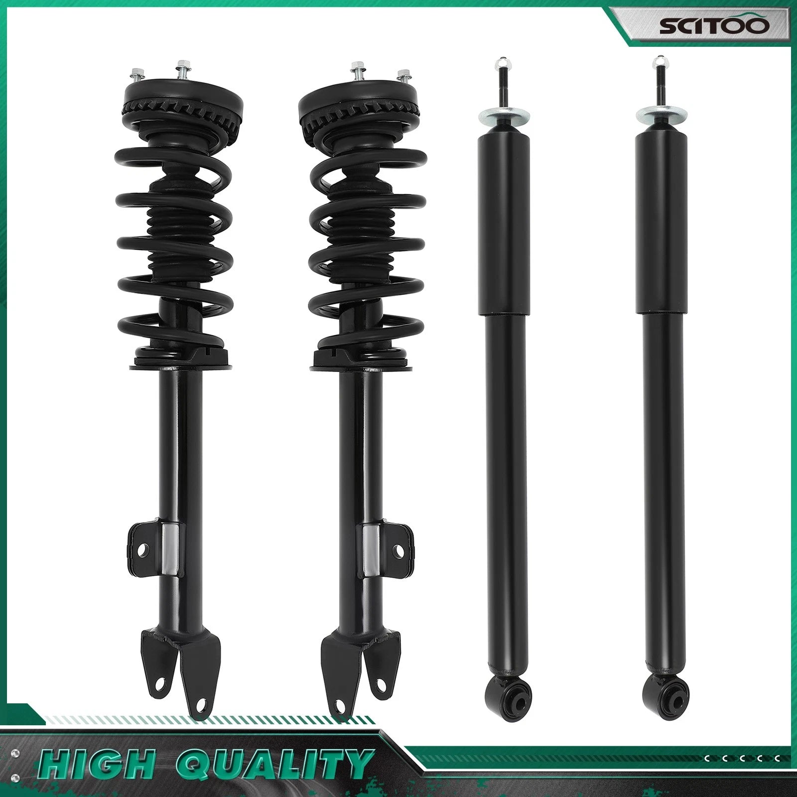 4X Complete Struts w/ Springs & Rear Shocks for Chrysler 300 (2011–2019)