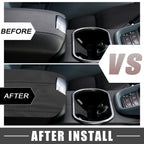 Car Center Console Armrest Cover for Honda Accord (2008-2012) Black