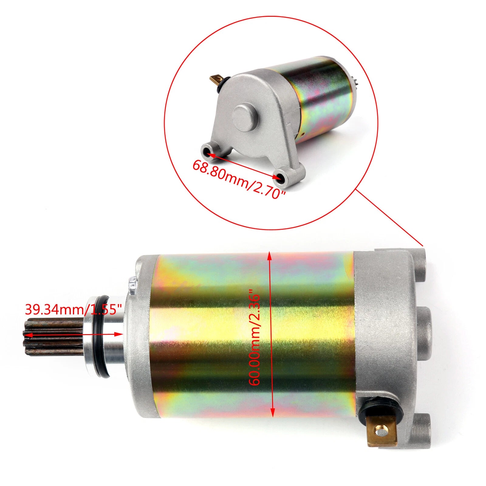 Motor Starter for Hyosung XRX125 (1999–2006), Suzuki DR200SE (1995–2013), DR125E (1994–2002)