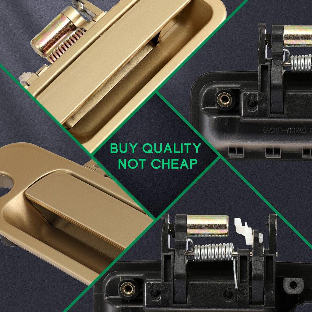 Exterior Door Handle for Toyota Camry (1997–2001) - Gold, Right Side