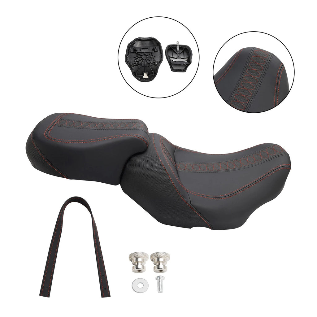 Seat Replacement for Harley Touring CVO Glide (2023–2024) - Red