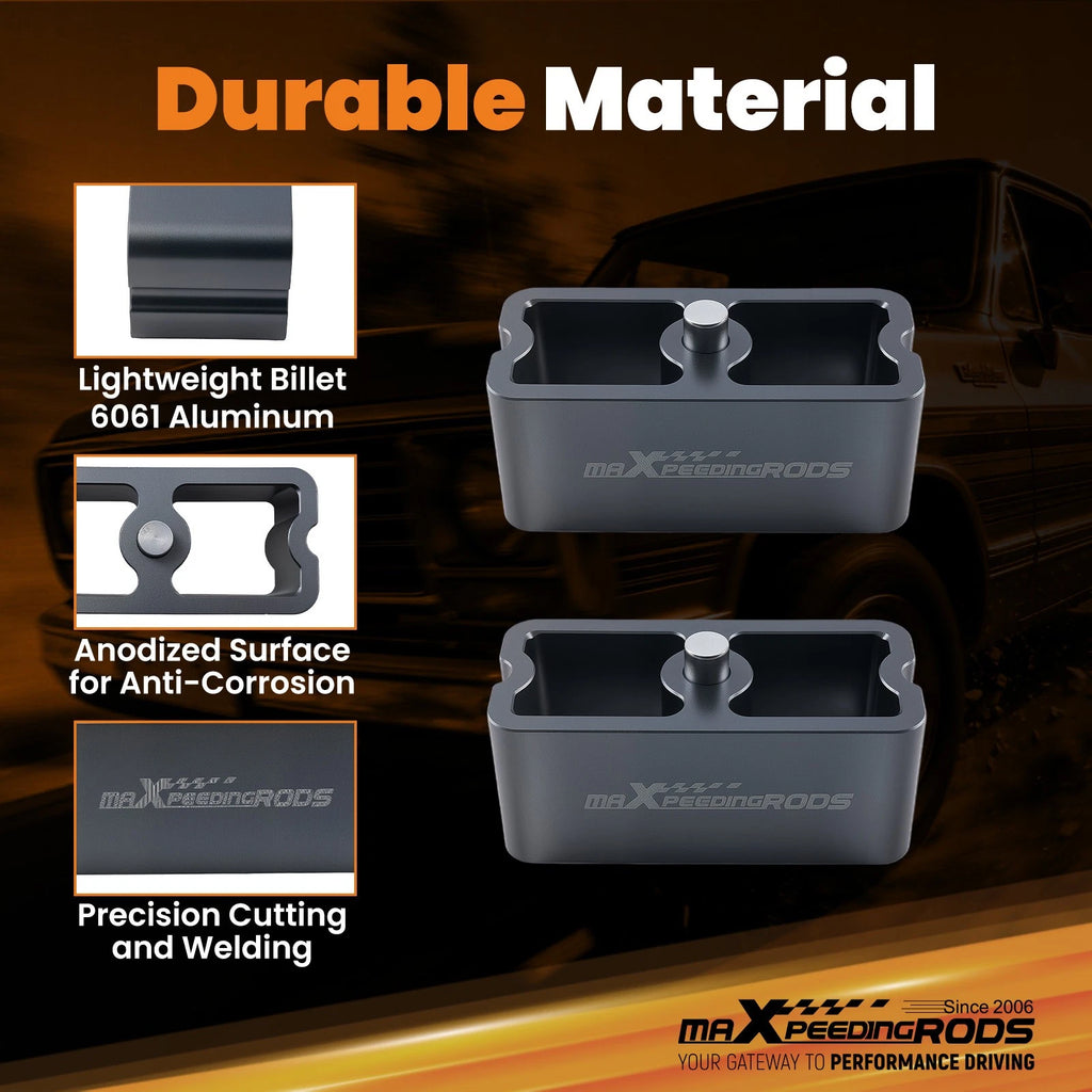 2in Aluminum Lowering Block for Ranger/B-Series/S10