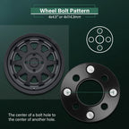 4X 1" Wheel Adapters 4x100 to 4x114.3 (12x1.5) for Honda Accord Civic Fit