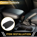 Console Lid Armrest Cover for Toyota Tacoma (Microfiber Leather, Beige)