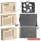 Radiator, A/C Condenser & Cooling Fan for BMW 3 Series (2006–2013)