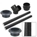75mm Diesel Heater Ducting Connector Kit with 3 Vent Outlets for RV Camper Boat