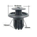 Clip Clamp Front Inner Vehicle Parts Plastic Rear Wheel Arch Liner 30pcs