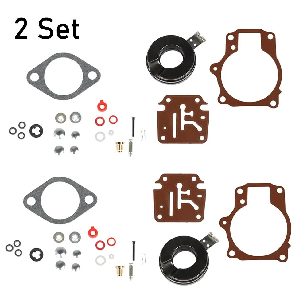 Set of 2 Carburetor Kits for Johnson Evinrude 396701 (25-48HP)